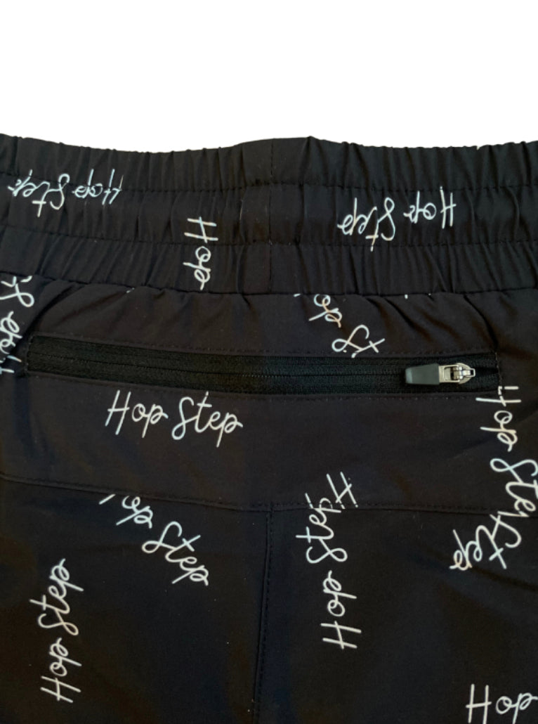 Black Scattered Hybrid Shorts